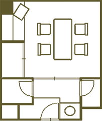 和室8畳 間取り